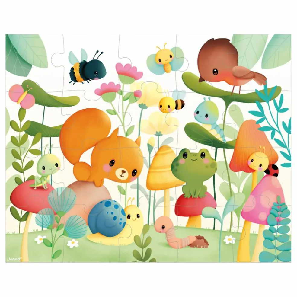Puzzle Les compagnons du jardin - 20 pièces