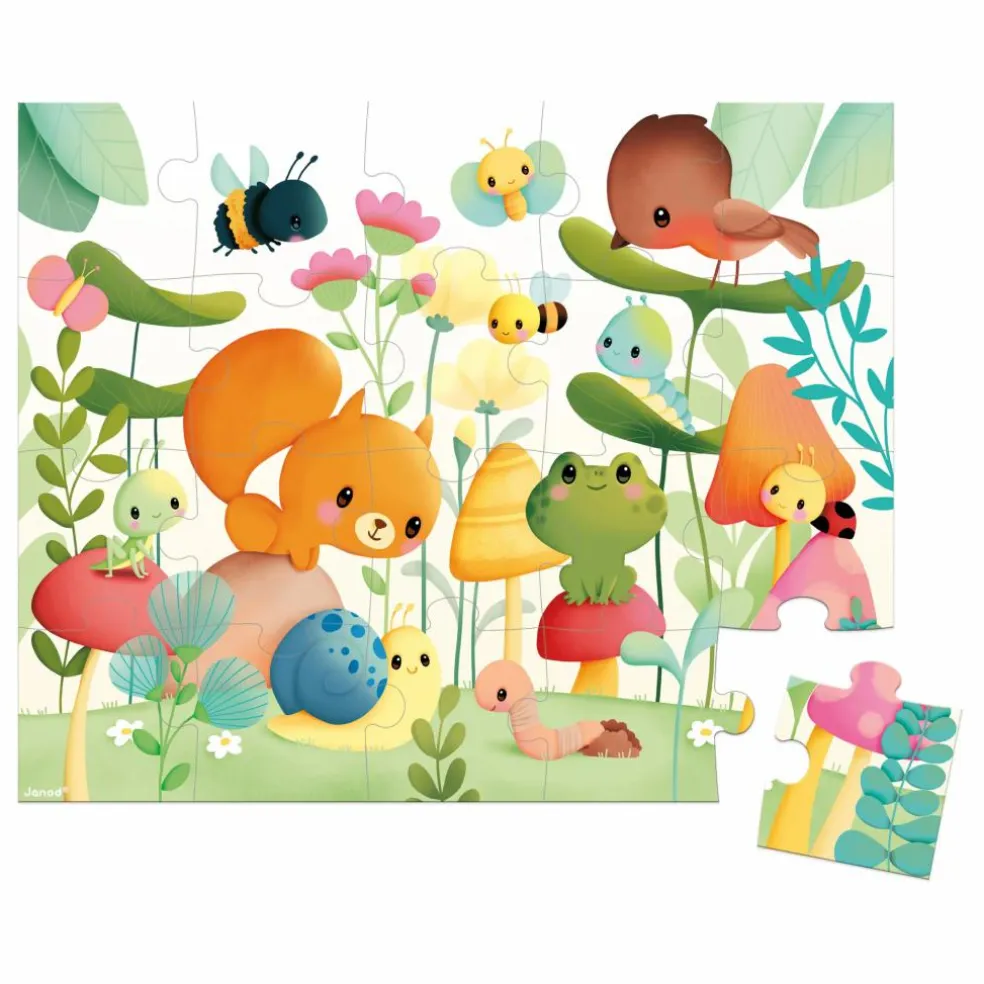 Puzzle Les compagnons du jardin - 20 pièces
