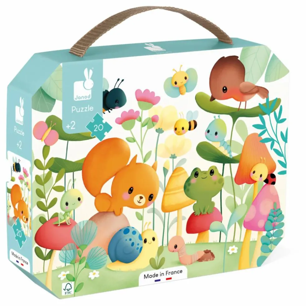 Puzzle Les compagnons du jardin - 20 pièces