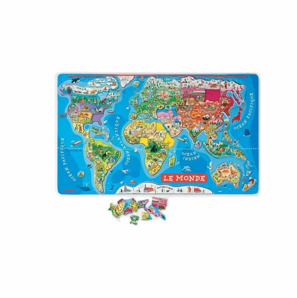 Puzzle magnétique - Monde