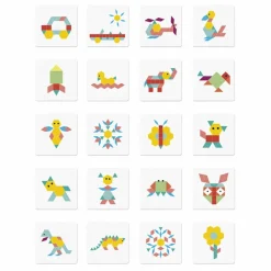 Puzzle magnétique Géométrique