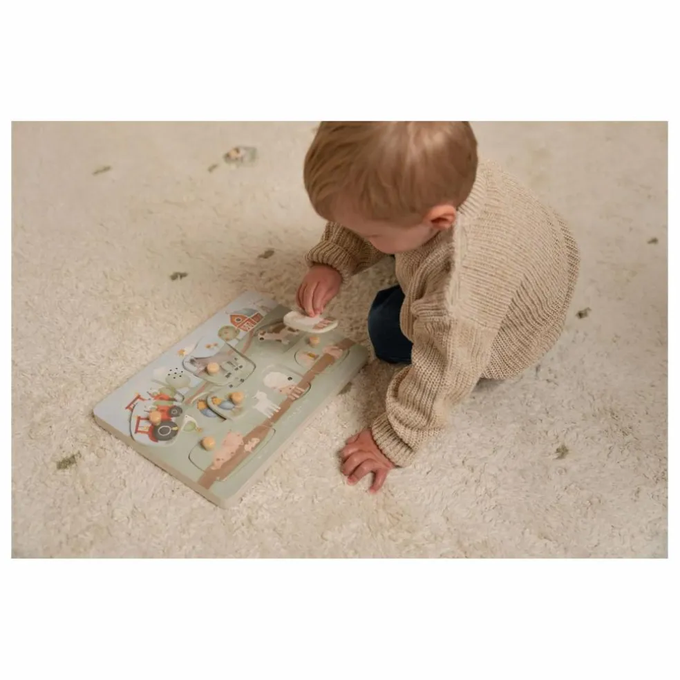 Puzzle sonore en bois FSC - Little Farm