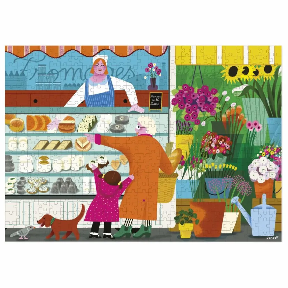 Puzzle Sur le marché - 500 pièces