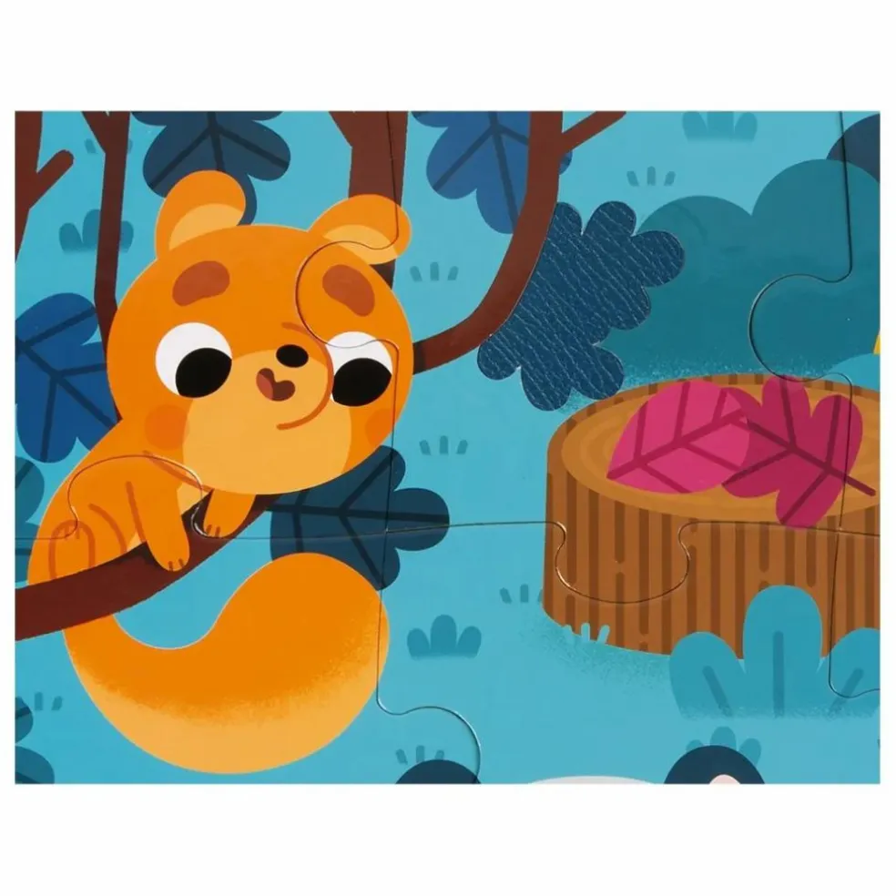 Puzzle tactile Les Animaux de la Forêt - 20 pièces
