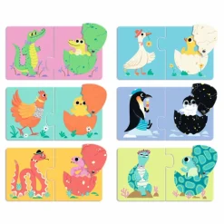 Puzzles duo-trio Oeufsrigolos