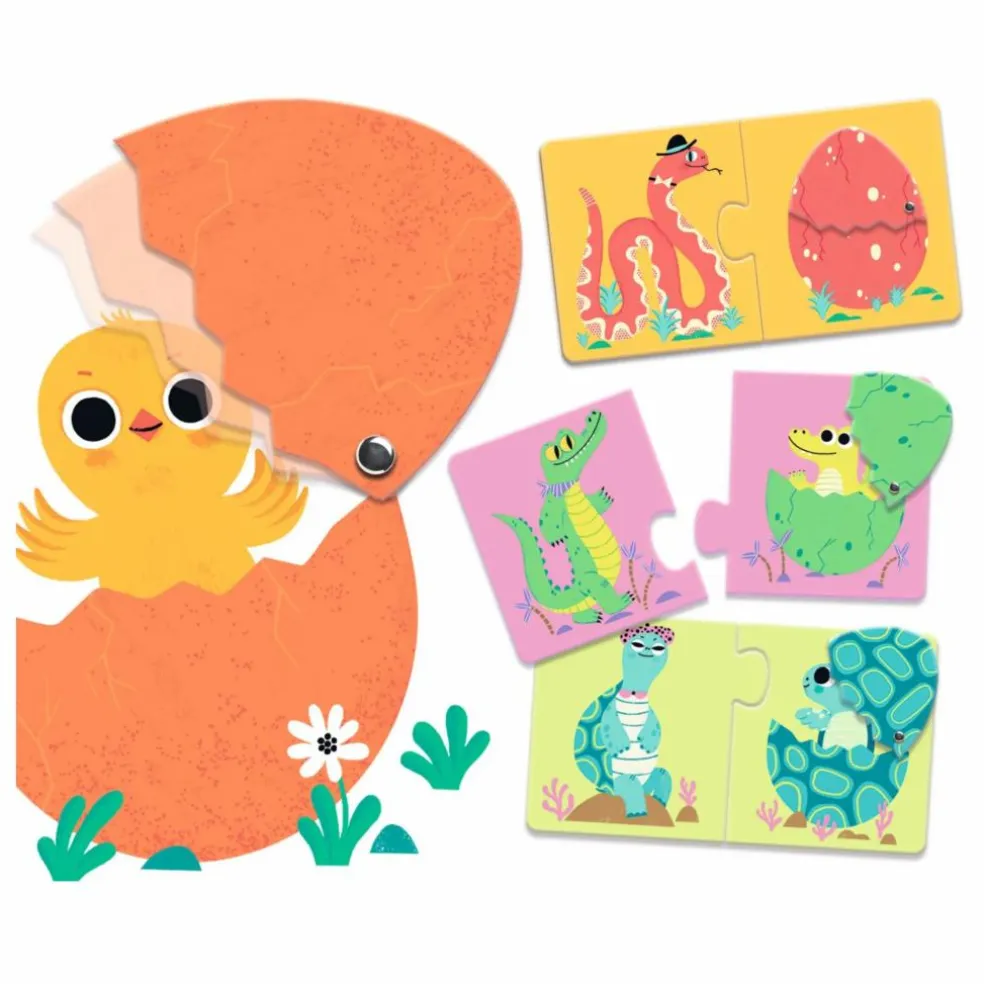 Puzzles duo-trio Oeufsrigolos