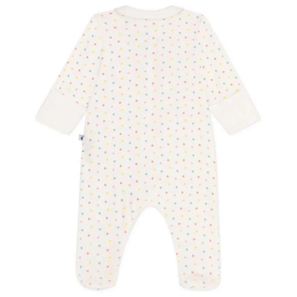 Pyjama à Pieds Banta Coton Bio | Blanc