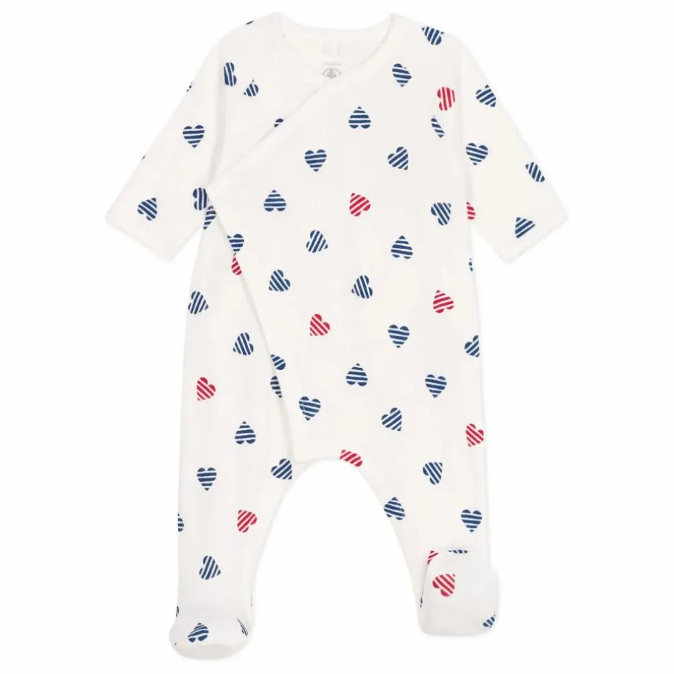 Pyjama à Pieds Baye Coton Bio | Ecru