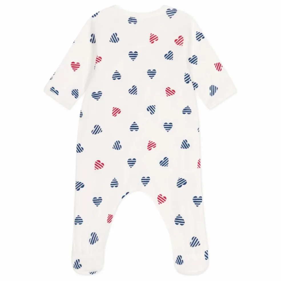 Pyjama à Pieds Baye Coton Bio | Ecru