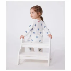 Pyjama à Pieds Bertho Coton Bio | Ecru