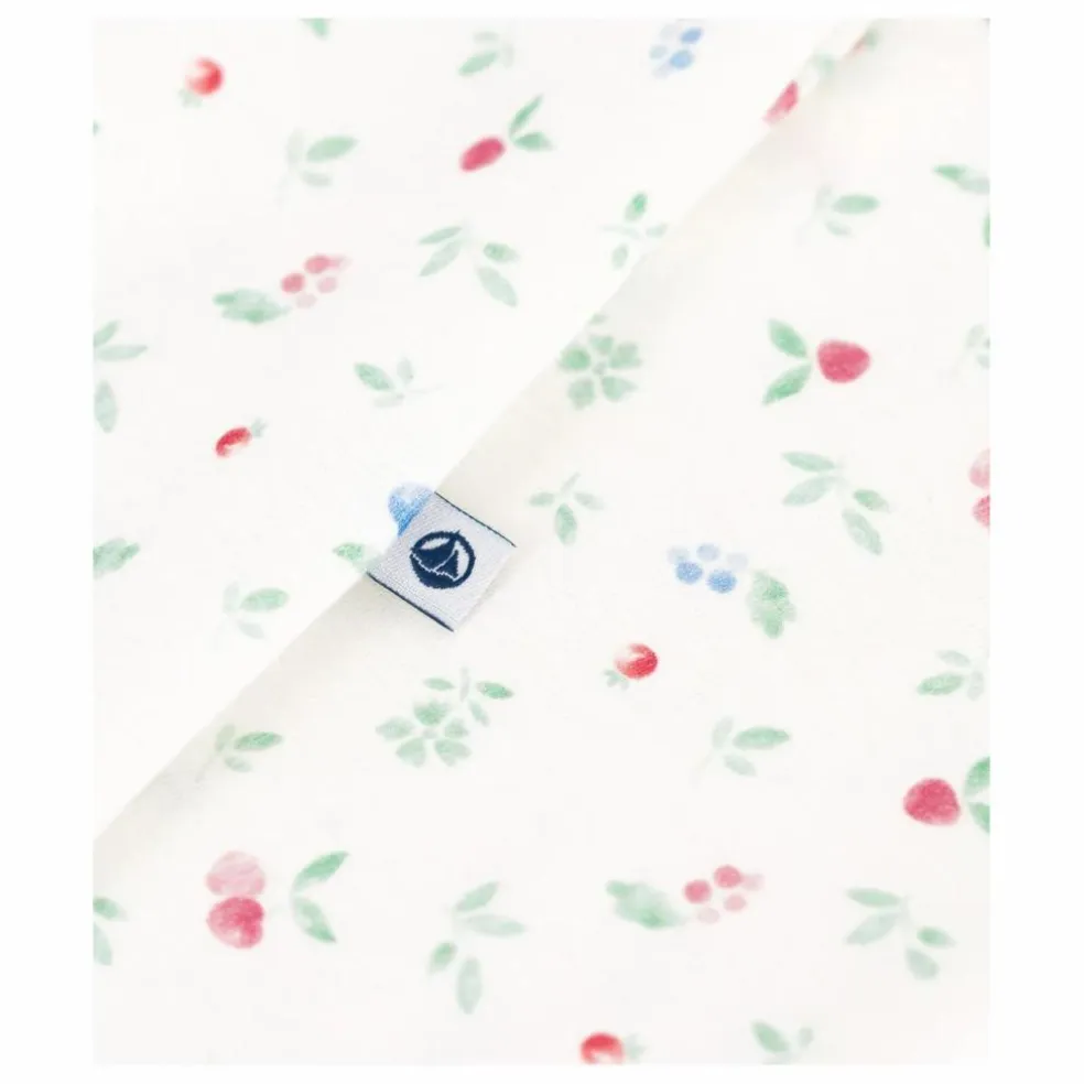 Pyjama à Pieds Bolette Coton Bio | Blanc