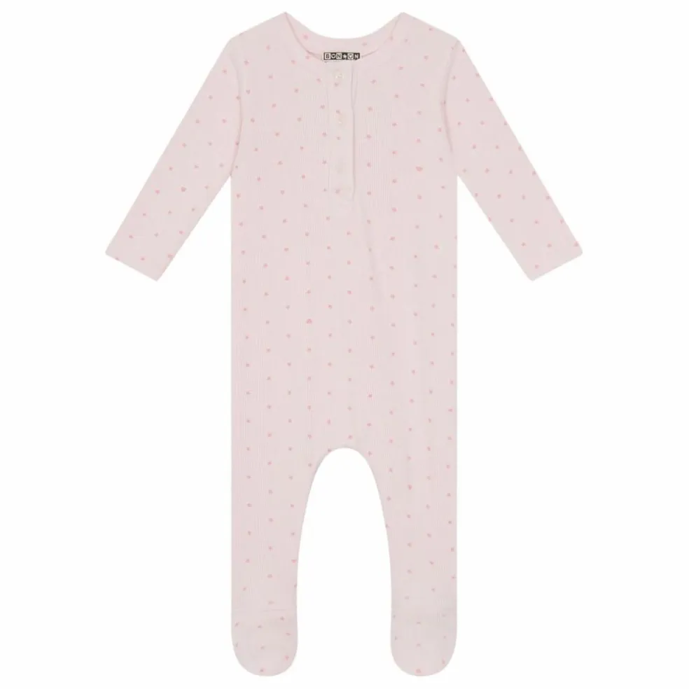 Pyjama Avec Pieds Dors Bien | Rose poudré