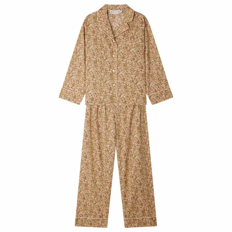 Pyjama avec Pochette Dormeur Liberty Coton Bio | Mauve