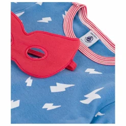 Pyjama Bretona Avec Cape Flash Coton Bio | Bleu