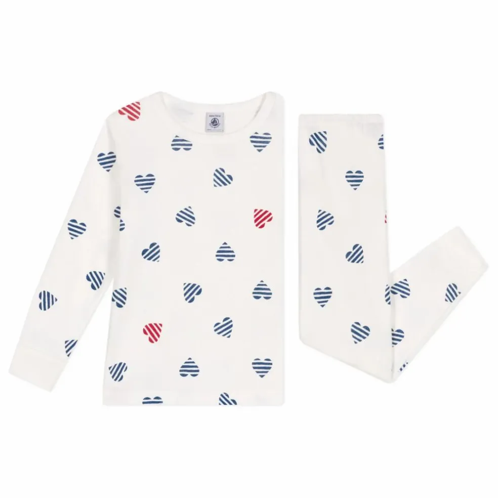 Pyjama Bretonne Coton Bio | Blanc