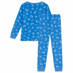 Pyjama Brighton Coton Bio | Bleu