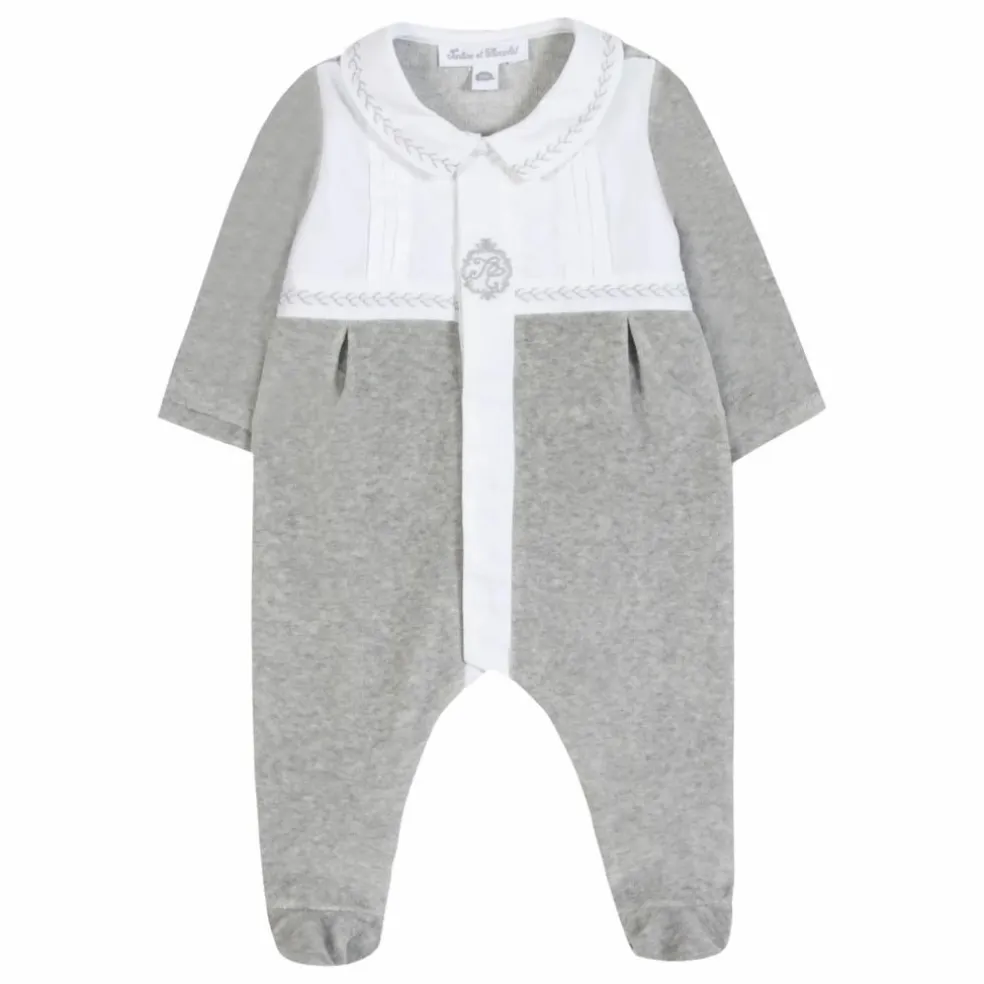 Pyjama Brodé | Gris