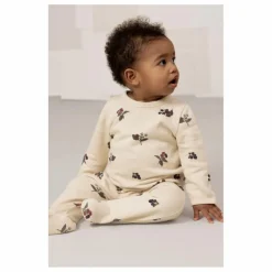 Pyjama Chubby Mûres Coton Bio | Ecru