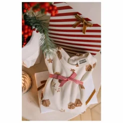 Pyjama Chubby Noël Coton Bio | Ecru