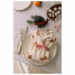 Pyjama Chubby Noël Coton Bio | Ecru
