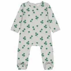 Pyjama Chubby Trèfles Coton Bio | Gris