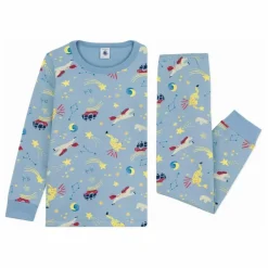 Pyjama Constellation Coton Bio | Bleu
