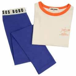 Pyjama Crocodile Modal et Coton Bio | Bleu roi