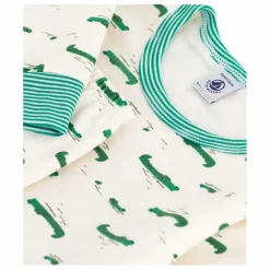 Pyjama Crocodiles Coton Bio | Ecru