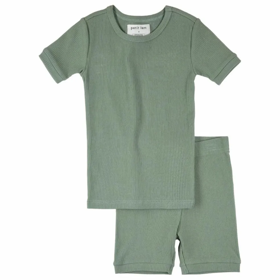 Pyjama Côtelé Coton Bio | Vert