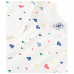 Pyjama Cœurs Coton Bio | Blanc