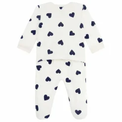 Pyjama Dors Bien Cœurs PB | Ecru