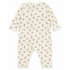 Pyjama Dors Bien Guépards Coton Bio | Ecru