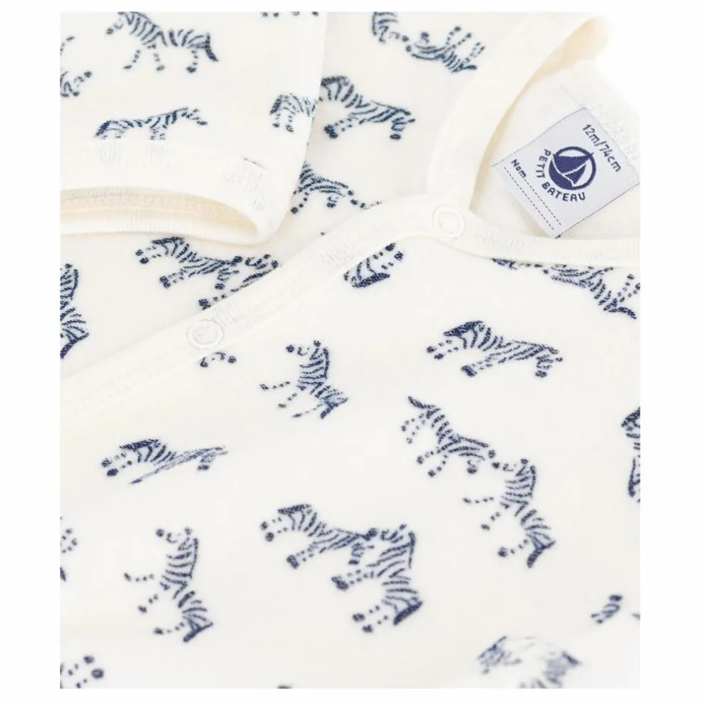 Pyjama Dors Bien Zèbres Coton Bio | Ecru