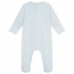 Pyjama Dors Bien Zippé Etoiles Coton Bio | Bleu