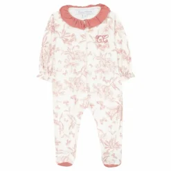Pyjama Dors-bien Toile de Jouy | Rose pêche