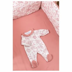 Pyjama Dors-bien Toile de Jouy | Rose pêche