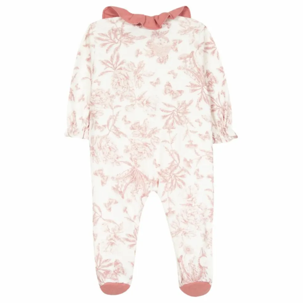 Pyjama Dors-bien Toile de Jouy | Rose pêche