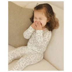 Pyjama Fleuri Bamboo | Ivoire