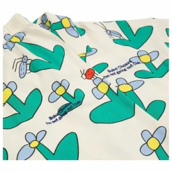 Pyjama Fleuri Coton Bio | Ecru