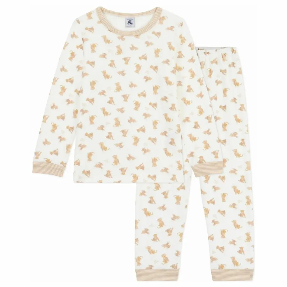 Pyjama Guépards Coton Bio | Beige