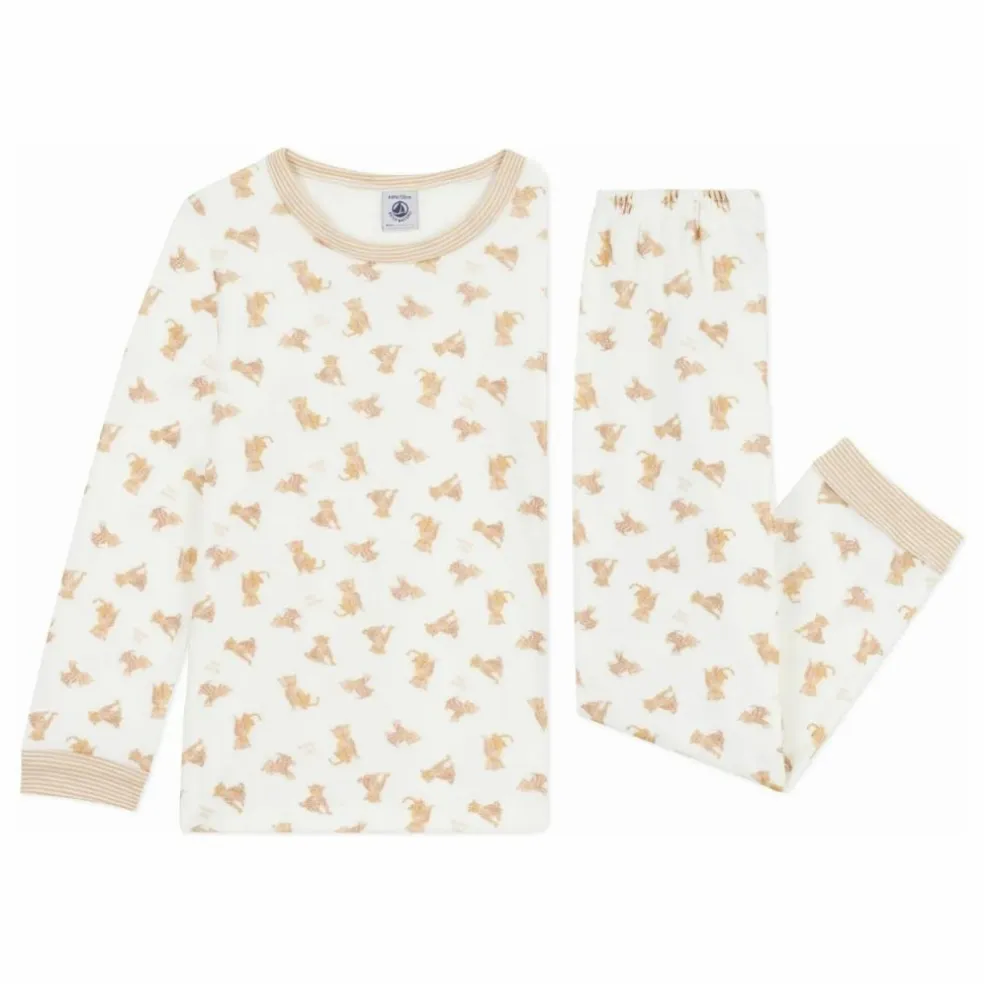 Pyjama Guépards Coton Bio | Beige
