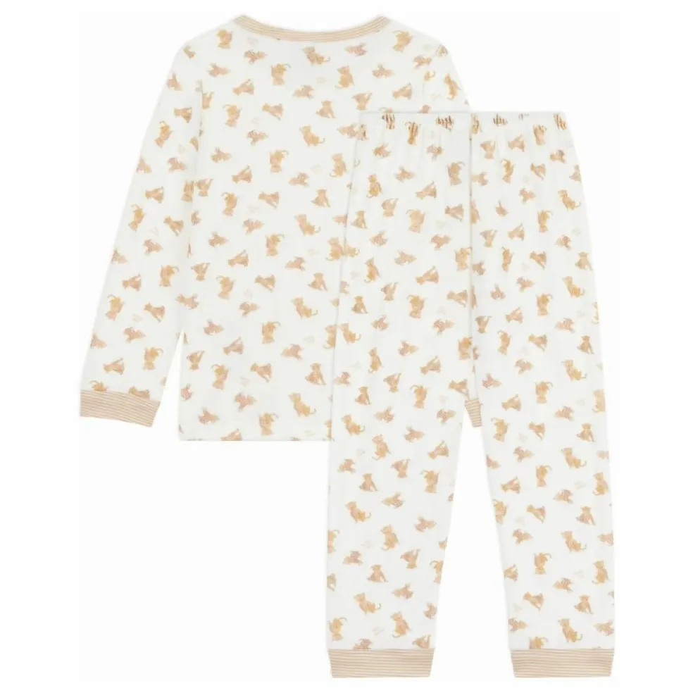 Pyjama Guépards Coton Bio | Beige