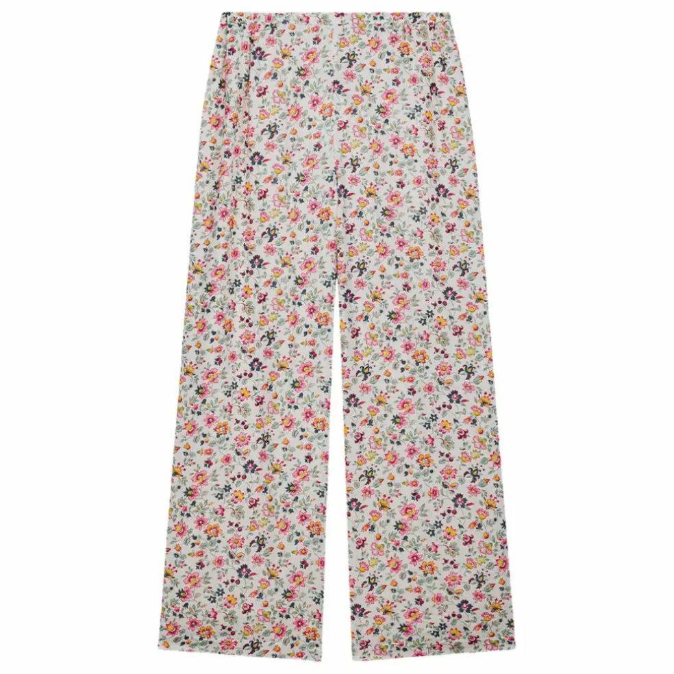 Pyjama Louka Wild Flowers Double Gaze de Coton Bio - Collection Femme | Crème