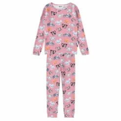 Pyjama Lue Itty Bitty Coton Bio | Rose