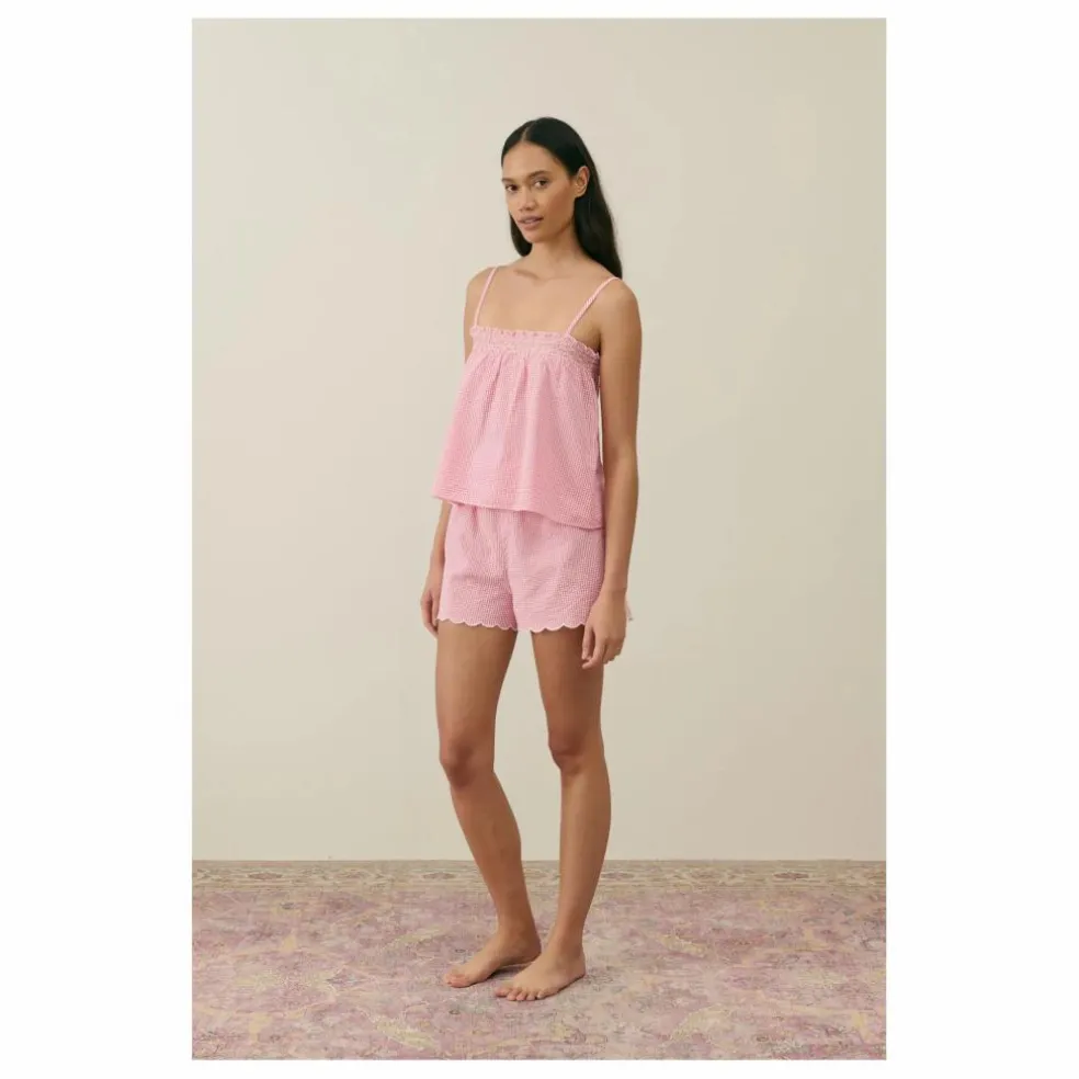 Pyjama Minala Vichy - Collection Femme | Rose