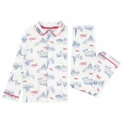 Pyjama Mon Paris Coton Bio | Blanc