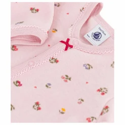Pyjama Nœud Dors Bien Fleuri Coton Bio | Rose