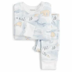 Pyjama Ours Coton Bio | Bleu