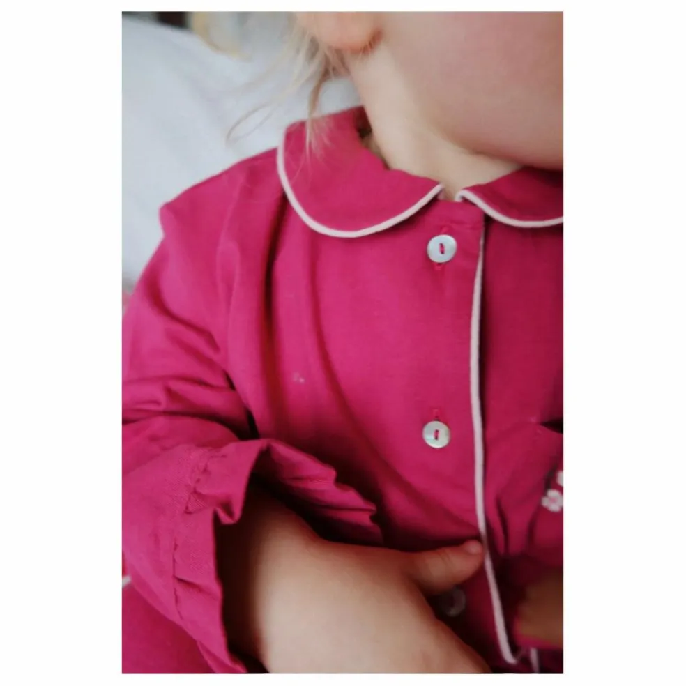 Pyjama Pio Coton Bio | Rose fuschia