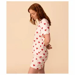 Pyjama Short Cœurs - Collection Femme | Blanc